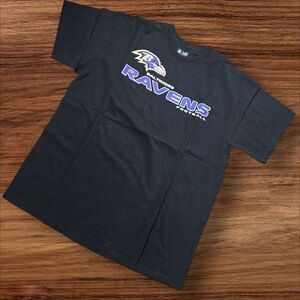 NFL Team Apparel Baltimore Ravens Black Graphic Tee Shirt